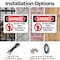 Signmission Do Not Enter When Equipment Is Operating Danger Sign, Plastic, 10in W x 7in L, 2PK OS-2PACK-DS-P-710-L-1138 - alternate 7